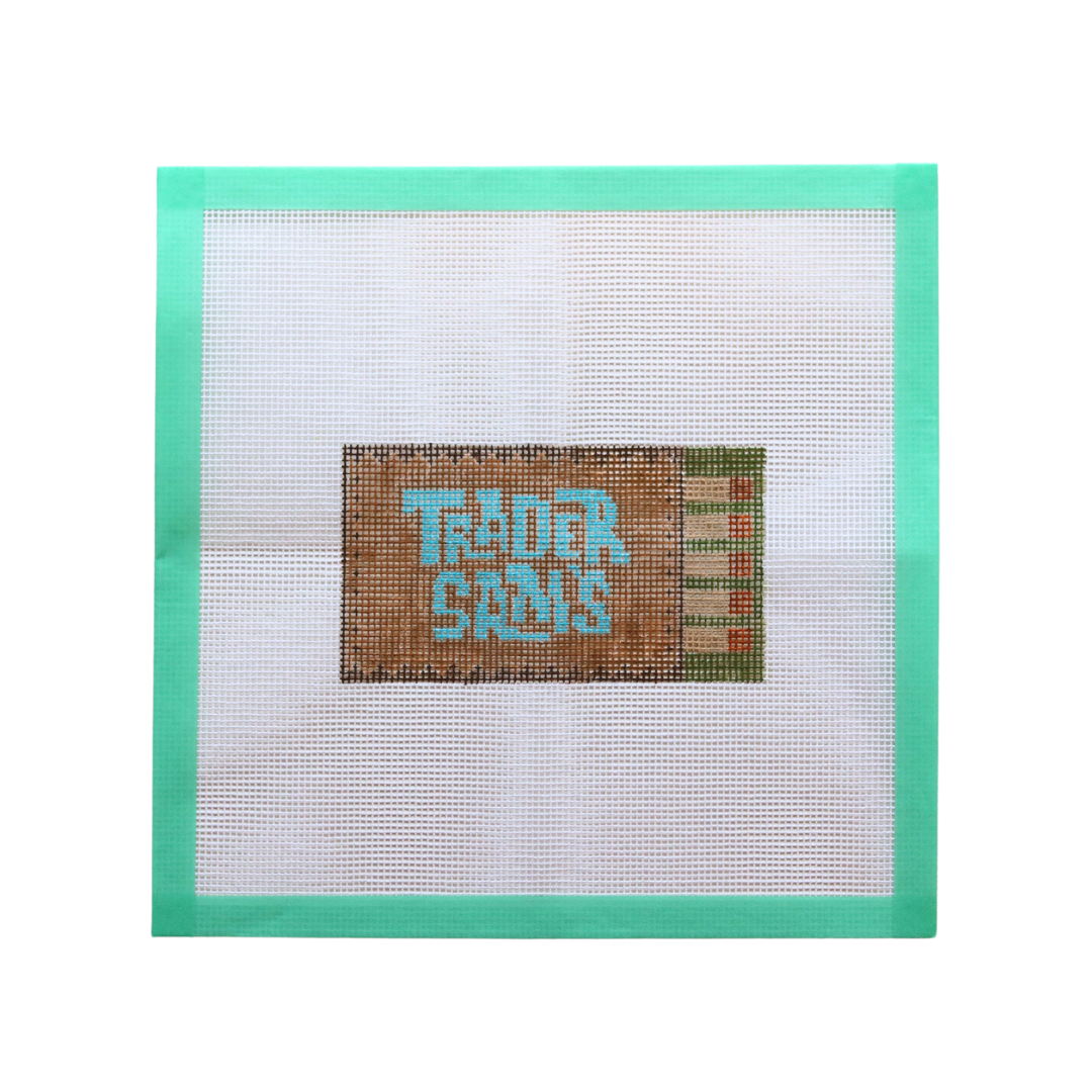 Trader Sam’s Matchbox Hand Painted Needlepoint Canvas