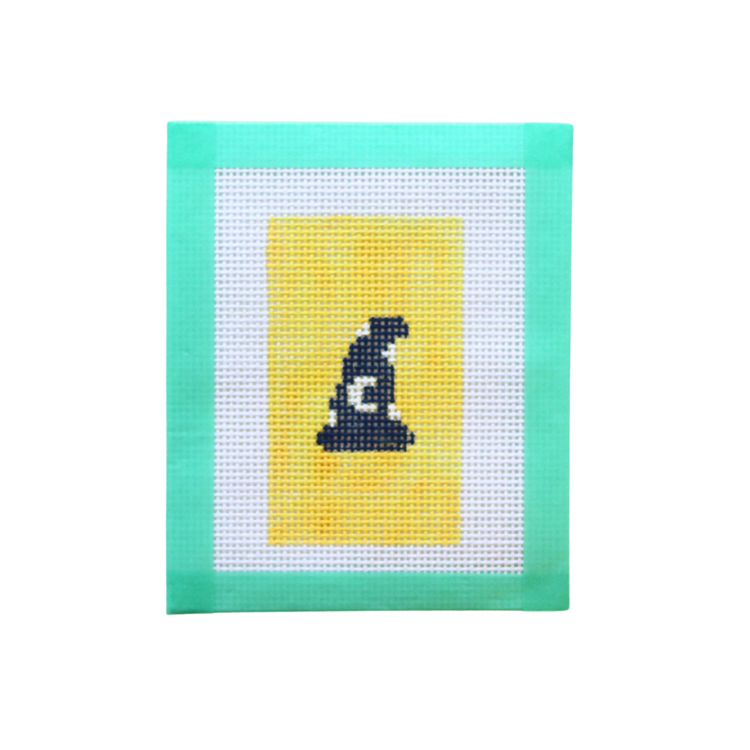 Sorcerer Hat Hand Painted Needlepoint Canvas