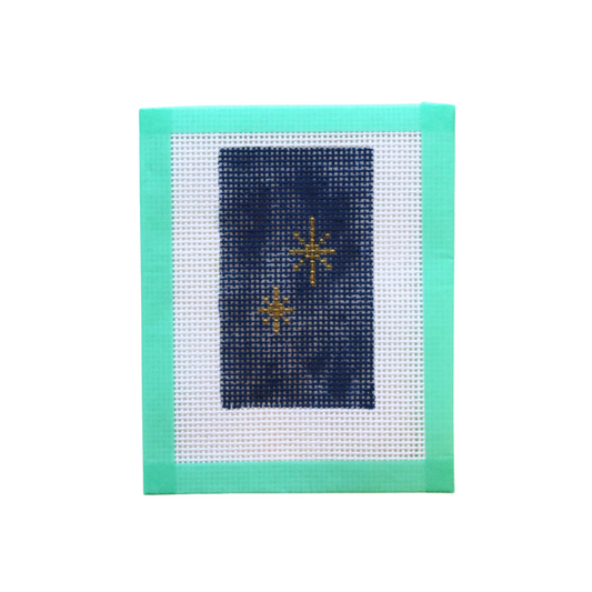Second Star to the Right Hand Painted Needlepoint Canvas