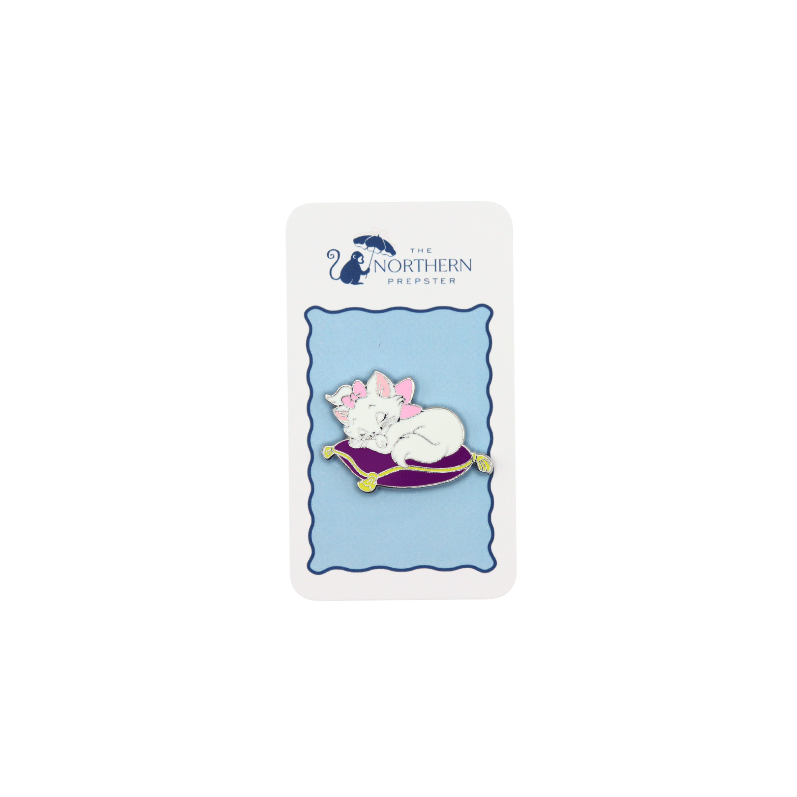 Marie Sleeping Needle Minder (Official Theme Park Pin)
